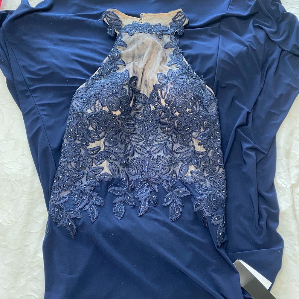 Mermaid Full Length Halter Gown NWT